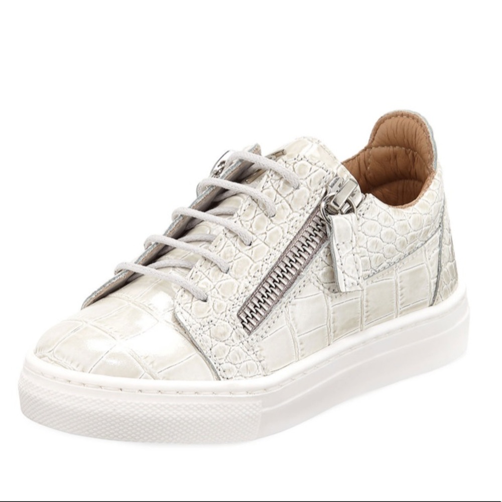 giuseppe zanotti jr NIB snake embossed lowtops - Picture 3 of 5